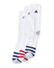 Adidas Men's Athletic Moisture Wicking Cushioned Extra Durable Crew Socks 3-Pack/ 3-Pair (Shoe Size 6-12)