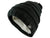 Fear0 NJ Girls Black Extreme Warm Plush Insulated Knit Cable PomPom Winter Beanie Hat for Kids Toddlers Baby