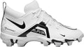 Nike Alpha Menace 3 Shark Mid CV0582-100 White-Black Men's Football Cleats 16 US