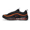 Nike Boy's Air Max 97 (Big Kid) Black/Black/Safety Orange 7 Big Kid M