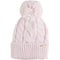 Michael Michael Kors Women`s Super Cable Knit Cuff Pom Beanie (S_Pink(539109C-650), One Size)