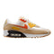 Nike mens Air Max 90 SE Shoes, Summit White/Safety Orange, 10.5