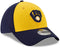New Era Milwaukee Brewers Alt Logo Team Classic 39THIRTY Navy Stretch Fit Hat L-XL
