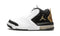 Jordan Air Big Fund Premium White Metallic Gold Black Men's Basketball Shoes (10.5)