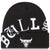 New Era Chicago Bulls Blackletter Old English Letter Script Cuff Knit Beanie Hat