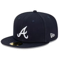 New Era Atlanta Braves 59FIFTY 2021 World Series Side Patch Team Color Fitted Cap, Hat (7 1/2)