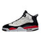 Nike Mens Jordan Dub Zero Basketball Shoe White/Fire Red-Black