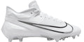 Nike Vapor Edge Elite 360 2 DA5457-100 White-Pure Platinum-Metallic Silver Men's Football Cleats 7.5 US