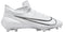 Nike Vapor Edge Elite 360 2 DA5457-100 White-Pure Platinum-Metallic Silver Men's Football Cleats 7.5 US