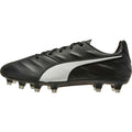 PUMA King Pro 21 Synthetic Leather Firm Ground Black White 11 D (M)
