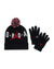 Jordan Big Boys Pom Beanie 2 Piece Set (B(9A0869-023)/W, 8-20 Years)