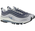 Nike Men's Air Max 97 Shoes, Metallic Silver/Chlorine Blue, 7.5