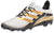 adidas Unisex Gamemode Firm Ground Soccer Shoe, White/Gold Metallic/Black, 10.5 US Men