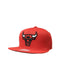 Mitchell & Ness Chicago Bulls Hat, Cap Snapback 21264375 Red (One Size)
