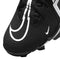 Nike Alpha Menace 3 Shark Little/Big Kids' Football Cleats (Black/White, us_Footwear_Size_System, Big_Kid, Numeric, Wide, Numeric_2)