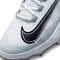 Nike Alpha Huarache Elite 4 Low FD2745-100 White-Wolf Grey-Black Men's Metal Baseball Cleats 8 US