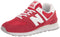 New Balance Men's 574 V2 Spilled Paint Sneaker, Red/White, 9
