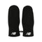 New Balance Unisex Heavyweight Stretch Fleece Mittens, Black, Small/Medium