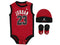 Nike Infant Air Jordan Jumpman Jersey 3-Piece Boxed Set, Gym Red, 6-12 Months