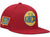 Mitchell & Ness New York Knicks Northern Lights Fitted Size 7 1/4 Hat Cap - Cardinal