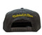Mitchell & Ness Golden State Warriors Full Logo Snapback Adjustable Hat Cap - Black