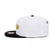 Mitchell & Ness Atlanta Hawks Snapback Hat Adjustable Cap - White/Black/Yellow