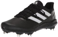 adidas Men's Adizero Afterburner 8 Baseball Shoe, Black/White/White, 11