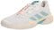 adidas Women's Barricade Tennis Shoe, White/White/Orbit Grey (Parley), 10