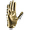 Jordan Knit Metallic Football Glove (White/Metallic Gold, Small)