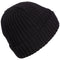 adidas Originals Rib Cuff Fold Beanie, Black/Black/White, One Size