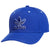 adidas Originals Men's Modern High Crown Structured Pre-Curve Brim Snapback Adjustable Fit Hat, Semi Lucid Blue/Blue Dawn/White, One Size