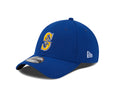 MLB Seattle Mariners Team Classic Alternative 2 39Thirty Stretch Fit Cap, Blue, Medium/Large