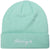 Hurley Women's Winter Hat - Script Cuff Knit Beanie, Size One Size, Jade Aura