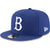 New Era MLB 59FIFTY Cooperstown Authentic Collection Fitted On Field Game Cap Hat (as1, Numeric, Numeric_7_and_5_eighths, Los Angeles Dodgers Blue Cooperstown) 7 5/8