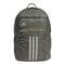 adidas League Three Stripe Backpack, Silver Metallic/Black, One Size