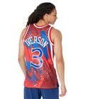 Mitchell & Ness NBA® Hyper Hoops Swingman Jersey 76ers 1996 Allen Iverson Scarlet 2XL