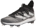 adidas Men's Adizero Afterburner 9 NWV Baseball Shoe, Black/White/Grey, 14