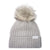 Calvin Klein Women's Placed Logo Beanie, Heather MID Gray (HMG), ONE Size