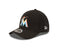 MLB Miami Marlins Team Classic Home 39Thirty Stretch Fit Cap, Black, Large/X-Large