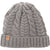 Timberland Women`s Cable Knit Faux Fur Lined Cuff Beanie Hat Heather Grey