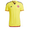 adidas Colombia 22 Home Authentic Jersey Men's, Yellow, Size L - SoldSneaker