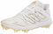 adidas Men's EG5631 Baseball Shoe, White/Gold/Glory Mint, 8 - SoldSneaker