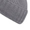 adidas Men's Pine Knot Fold Beanie, Heather Grey/Black, One Size - SoldSneaker