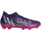 adidas mens Predator Edge.3 FG, Team Colleg Purple/Silver Metallic/Team Shock Pink 2, 12 - SoldSneaker