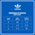 adidas Originals Men's Roller Crew Socks (3-Pair), White/Black/Heather Grey, Large - SoldSneaker