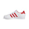 adidas Originals Men's Superstar Sneaker, White/Vivid Red/White, 5.5 - SoldSneaker