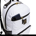 adidas Originals National 2.0 Backpack, White/Gold Metallic, One Size - SoldSneaker