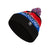 adidas Originals Pom Beanie, Black/Scarlet Red/Collegiate Royal Blue, One Size - SoldSneaker