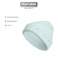 adidas Originals Unisex Originals AOP Embroidery Beanie, Halo Mint Green/White, One Size - SoldSneaker