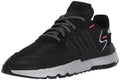 adidas Originals Women's Nite Jogger Sneaker, core Black/Shock Red/Silver Met, 7 M US - SoldSneaker
